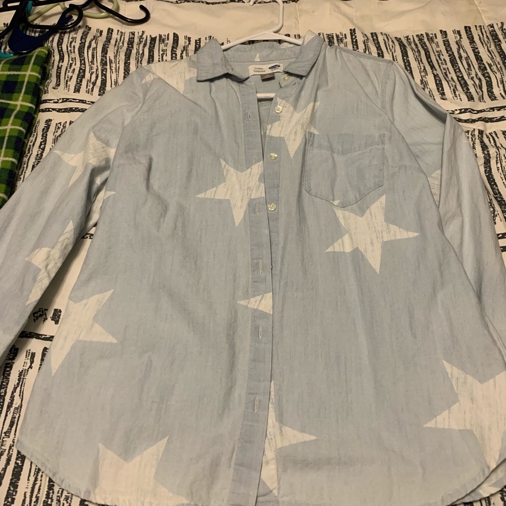 Long sleeve button up classic shirt